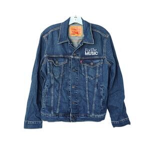 LEVI'S Denim Trucker Jacket - Dark Wash - S